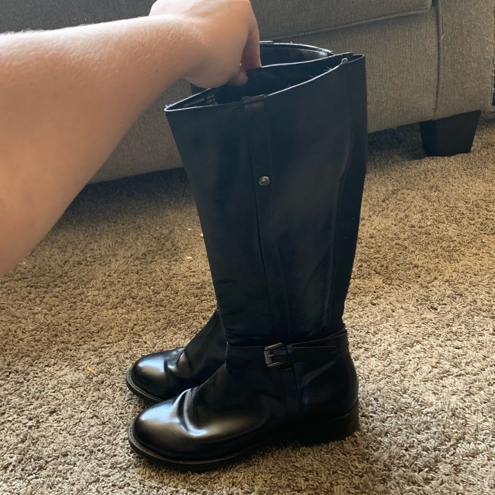 Black American Eagle Tall Boots